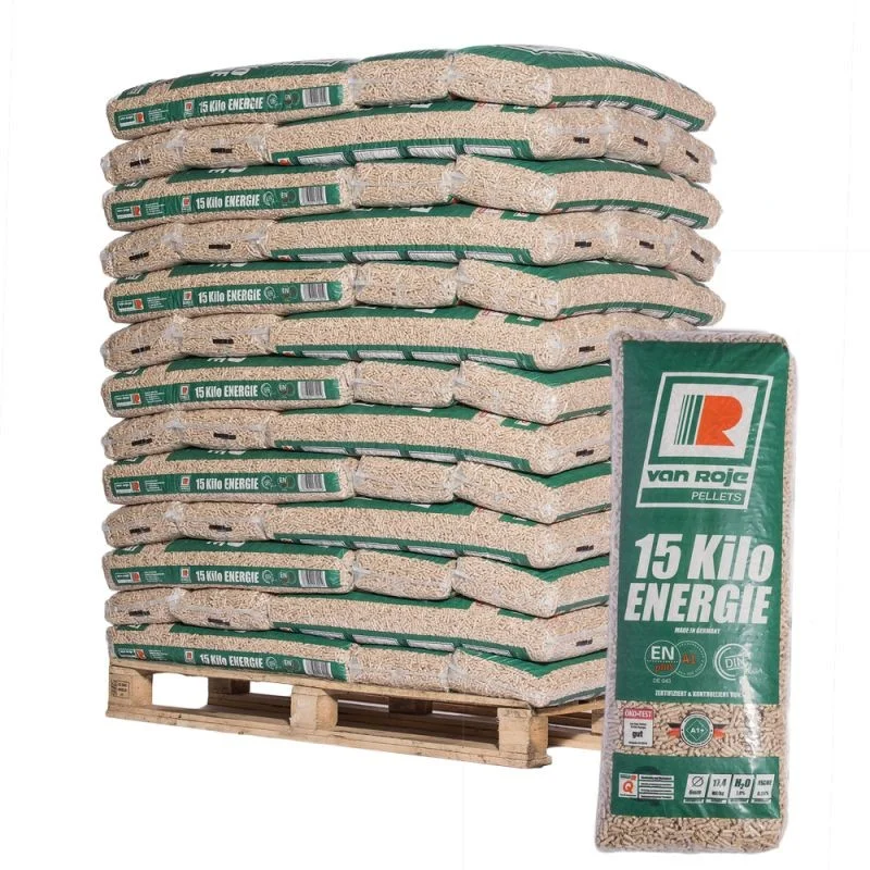 Pellets Van Roje – Palete com 65 sacos de 15 kg